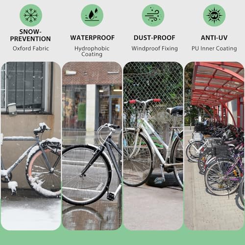Topcrown Bike Cover Waterproof Outdoor Storage Bicycle Cover - Image 6
