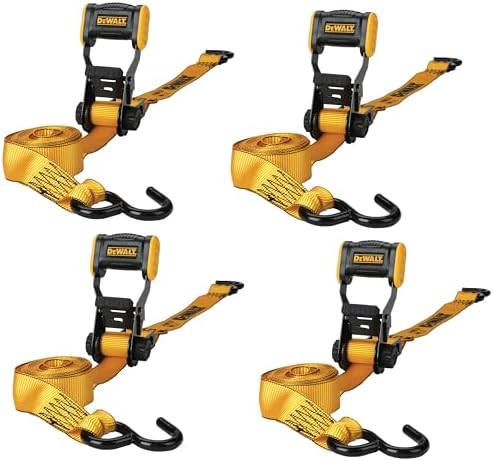 DEWALT 1.25"×12'×1, 800 lbs Light-Duty Ratchet Strap by Unknown