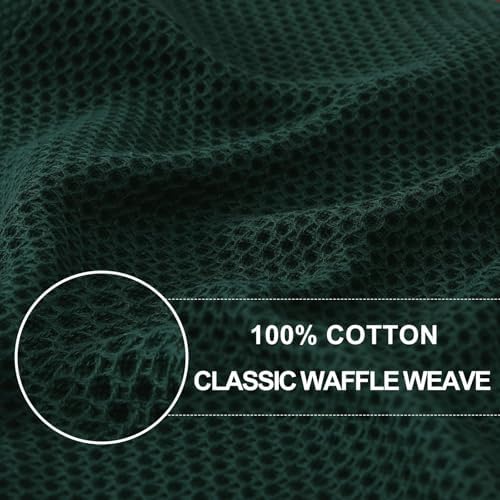 Homaxy 100% Cotton Waffle Weave Kitchen Dish Cloths 18-Pack - Image 2