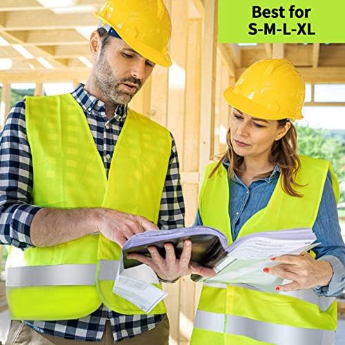 Safety Vest, Reflective High Visibility Construction Vest - Image 6