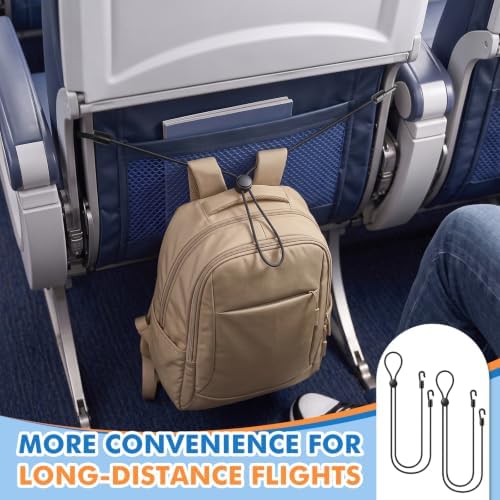Seat Bag Strap for Airplane Travel, Small Bungee Cords - Image 7