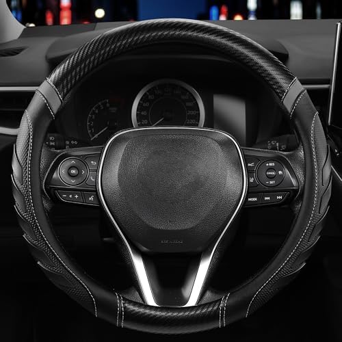 West Llama Car Steering Wheel Cover Anti-Slip, Sporty Design by WESTLLAMA