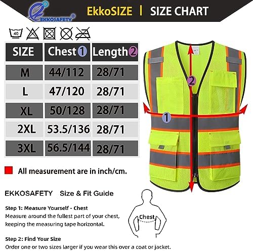 High Vis Safety Vest for Men - Image 2