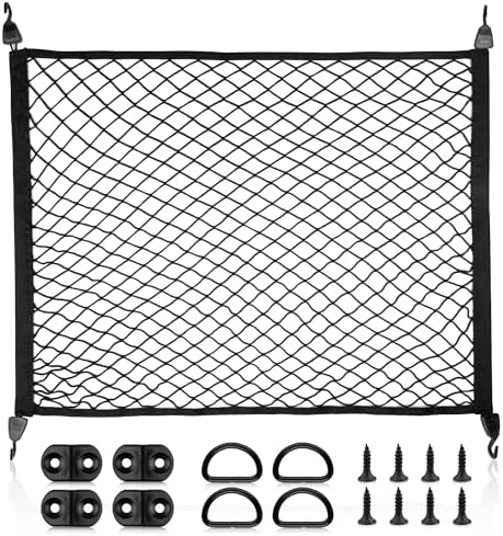 RED WOLF Elastic Cargo Net for SUV Rear Trunk Bed Netting Cover Net Stretchable by REDWOLF
