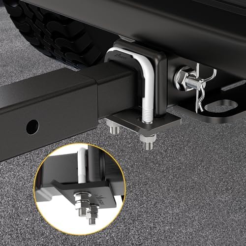 Nilight Trailer Hitch Tightener Anti-Rattle White U-Bolt - Image 7