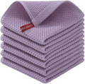 Kitinjoy 100% Cotton Waffle 6-Pack Kitchen Towels by Kitinjoy