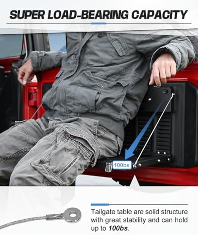 ROADER JL Tailgate Table Foldable Cargo Shelf Fit - Image 3