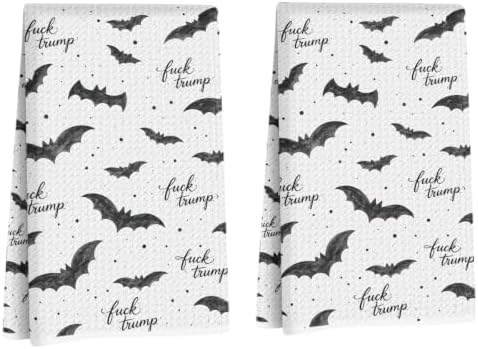 Spotted Bats Trump Kitchen Towels Funny Gifts by Lovdazzles
