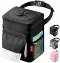 Lifewit Car Trash Can with Lid, Garbage Bag Hanging, Trash Bin, 2 Gallon by Lifewit