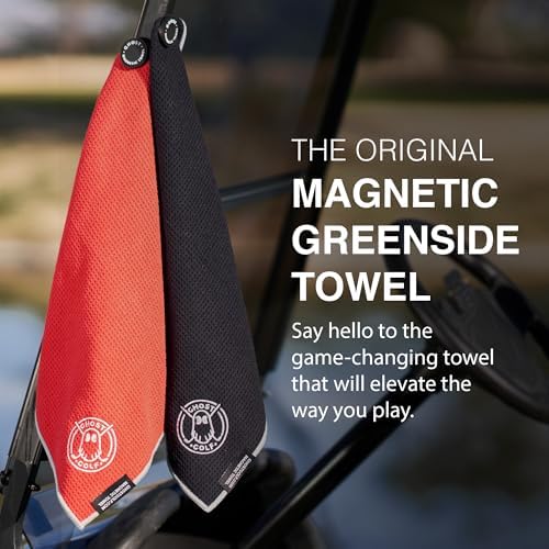 Ghost Golf Magnetic Towel, Ultra-Absorbent Microfiber Golf Towel - Image 2