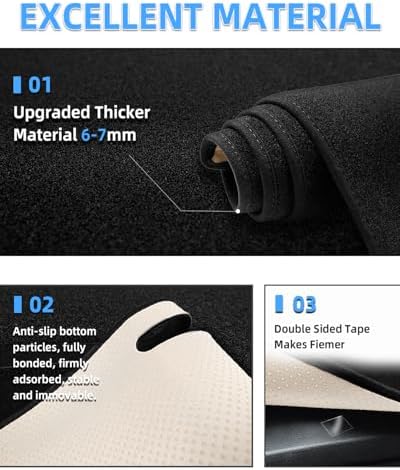 SKYLOTEC Dash Cover Mat for Toyota Camry 2025 2026 - Image 3