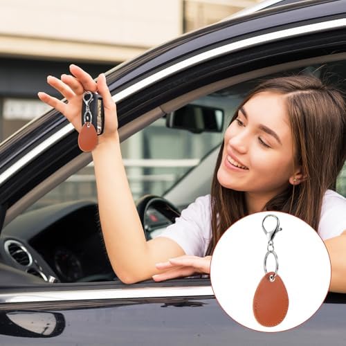 5 Pcs Key Fob Holder, PU Leather Keychain Key Holder - Image 6