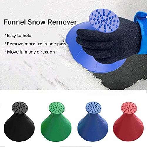 Round Windshield Ice Scraper, Magic Cone-Shaped Car Windshield Ice Scraper - Image 2