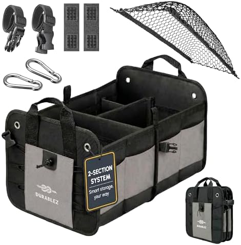 Car Trunk Organizer for SUV, and Van by DURABLEZ