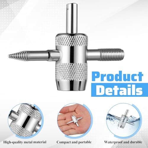 2 Pcs 4-Way Valve Stem Tool 4-in-1 Valve Core Tool Tire Valves Stem Puller Tyre - Image 3