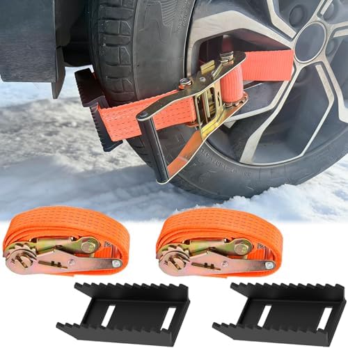 Heavy Duty Tire Traction Straps, 2 Pack by Unknown