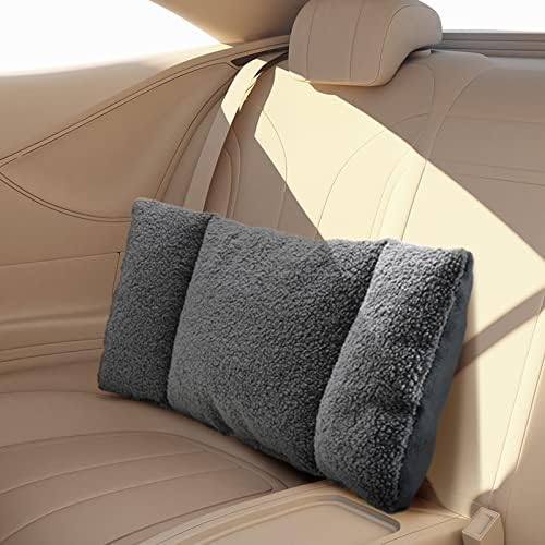 Queekay Fleece Lumbar Support Pillow 3 Section - Image 6