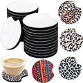 40PCS Sublimation Blank Car Coasters, 2.75in/5mm Circular Opening Blank by LeucSuiok