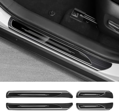 4PCS Door Sill Protector for Toyota 2025 2024 2023 2022 2021 2020 2019 RAV4 by Bercicci