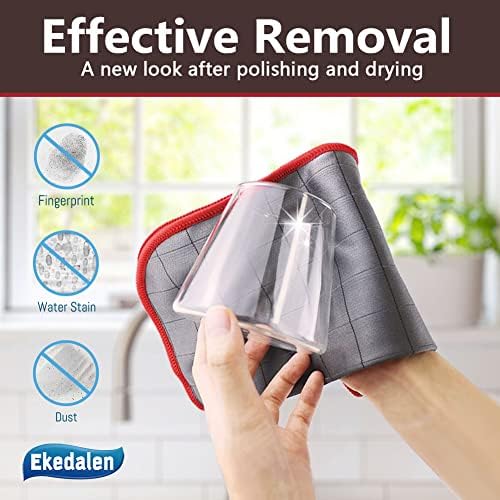 Ekedalen Microfiber Cleaning Cloth Lint Free Glass Polish - Image 3