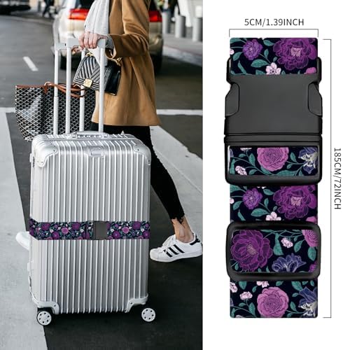 Luggage Straps for Suitcases, Heavy Duty Travel Belt - Image 3
