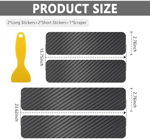 4PCS Car Door Sill Protector - Image 2