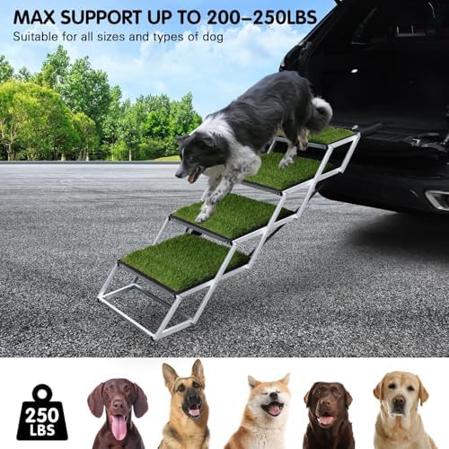 DGSL Folding Dog Stairs for Car - Image 3