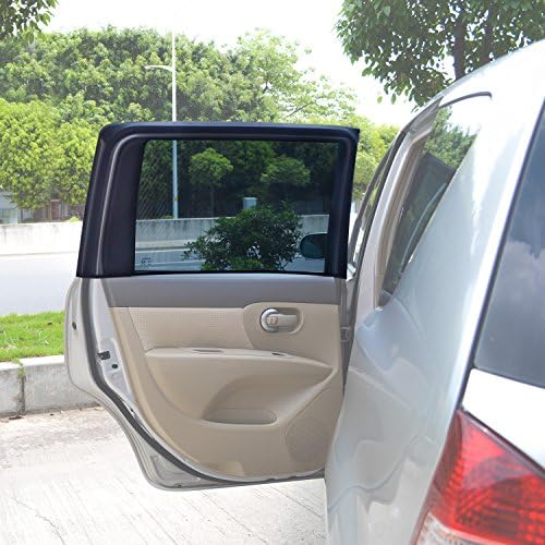TFY Universal Car Rear Side-Door Square-Window Sunshades - Image 3
