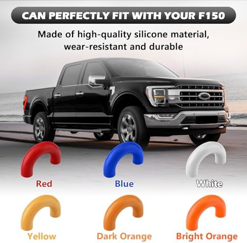 Tow Hooks Covers for F150 2004-2026/Bronco 2021-2026/Tundra White - Image 3