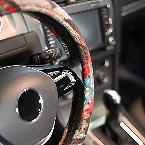Universal 15inch Ethnic Style Baja Blanket Steering Wheel Cover - Image 5