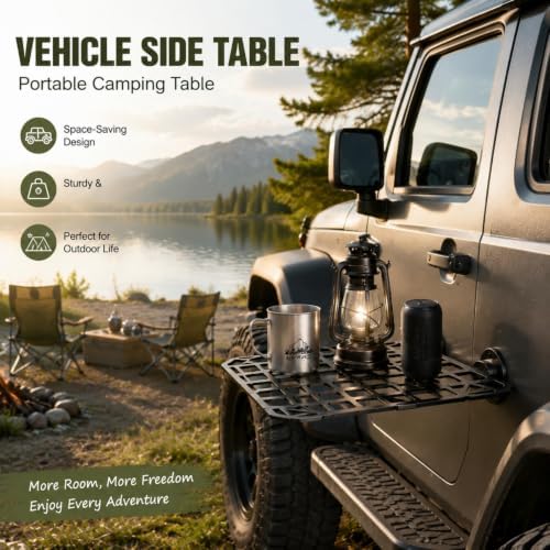 Magnetic Vehicle Side Table, Foldable Camping Platform Compatible - Image 6