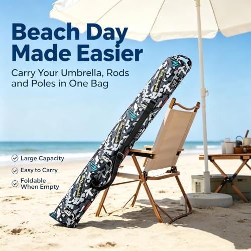 Beach Umbrella Storage Bag, Outdoor Carry Case - Image 3