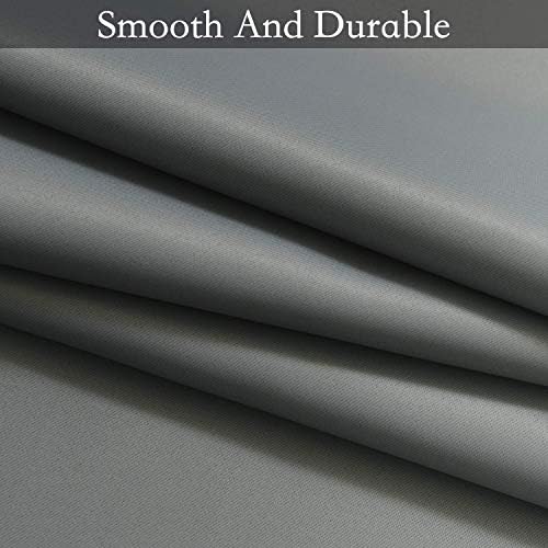 SimpleHome Ombre Grey to Grey White Curtains - Image 7