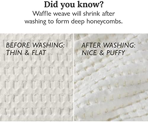 GILDEN TREE Waffle Towel Quick Dry Thin Exfoliating Washcloths - Image 6