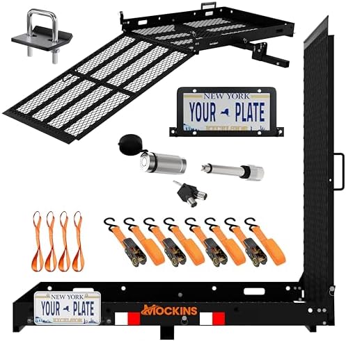 Mockins 500lb Capacity Trailer Hitch Cargo Carrier by Mockins