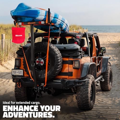 Mockins 750 Lbs Cap Truck Bed Extender Hitch Mount | 2-in-1 All-Weather Steel - Image 2