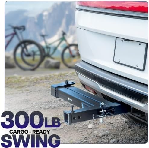 Life Finds Black Heavy Duty Swing Away Hitch Adapter - Image 5