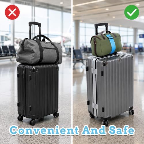 2 Pcs Luggage Connector Strap for Suitcase Multi-Use Luggage Straps Strong - Image 7