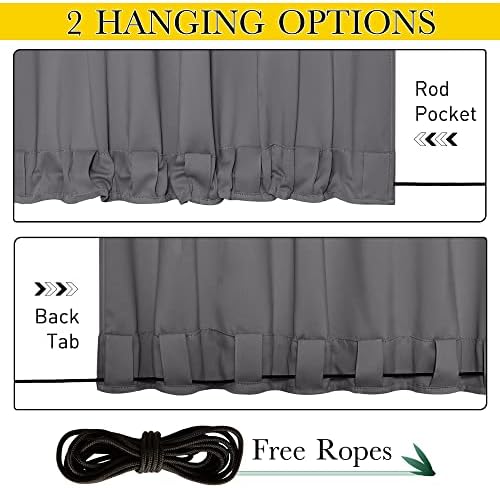 NICETOWN Windproof Outdoor Curtains - Image 2