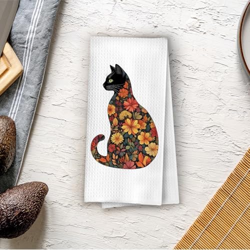 Flower Cat Kitchen Towels - Image 4