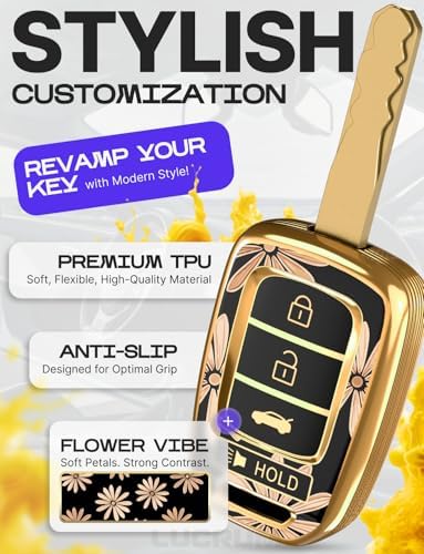Lucrum Compatible with Honda Key Fob Cover & Keychain - Image 3