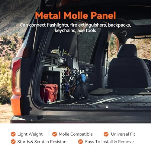 Molle Panel for 2026 Honda Passport, Trunk Organizer Storage Panel Functional - Image 5