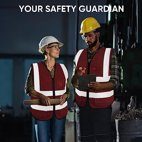 TICONN High Visibility Reflective Safety Vest - Image 6