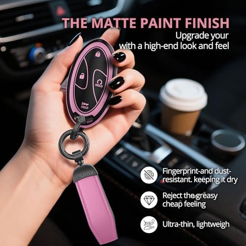 for Hyundai Key Fob Cover & Leather Keychain - Image 5