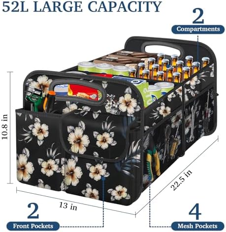 Femuar Car Trunk Organizer, Car Storage Organizer - Image 2