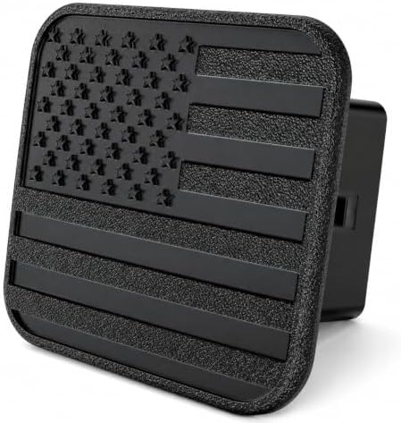 2" American Flag Hitch Cover Plug - Image 2
