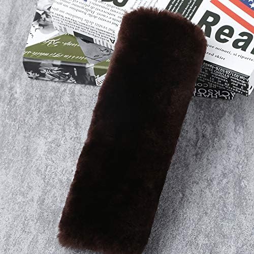 OGLAND 2 Pack Sheepskin Car Seat Belt Cover Pads | Wool Seatbelt Cushions - Image 6