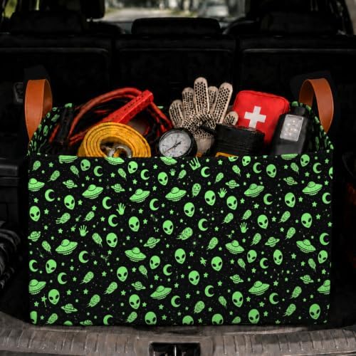 Alien Car Trunk Organizer 20L Collapsible Auto Storage Basket by YGQZYYQ