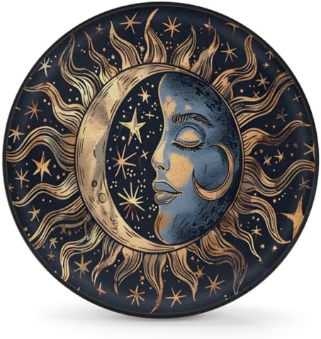 Rv Spare Tire Cover Wheel Boho Moon Ethnic Tire Covers Wheel Protectors by FengQuGou