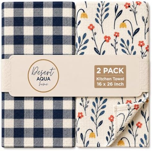 Kitchen Towels, Dish Towels for Kitchen by DesertAqua